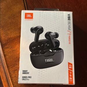 JBL Black Wireless Headsets with Charging Case